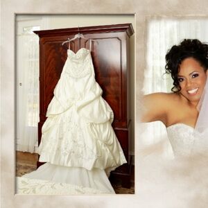 Wedding dress professional cleaned and boxed up